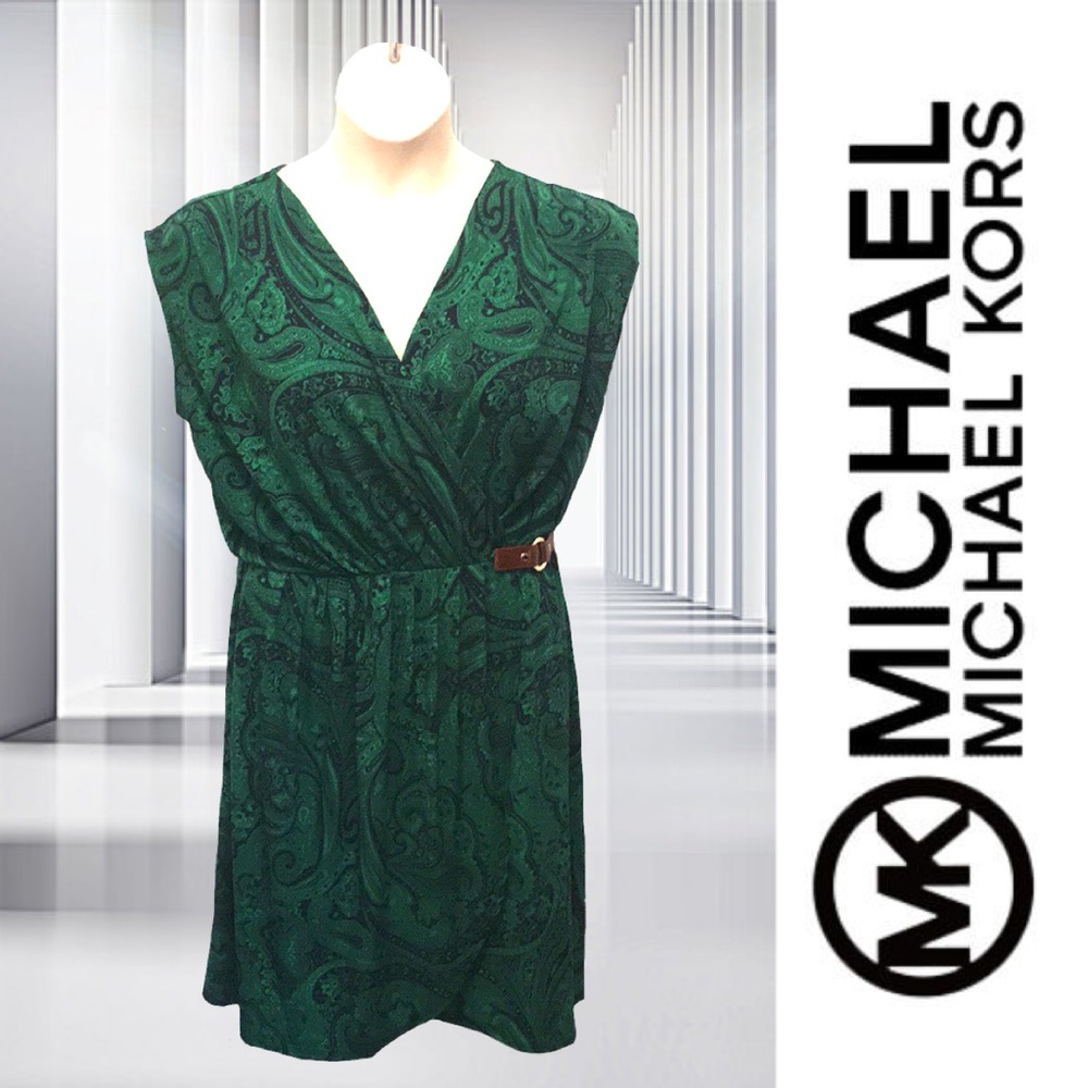 Michael Kors Paisley Wrap Dress